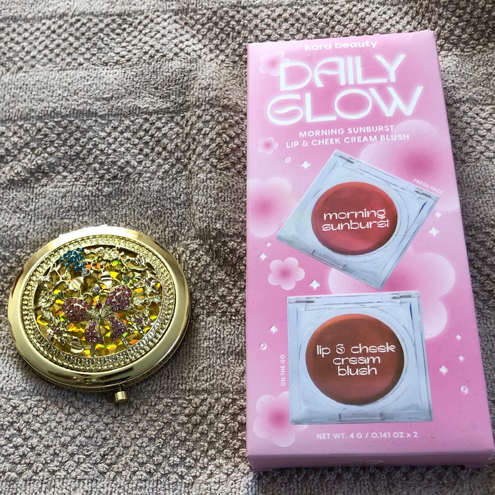 Kara Beauty Daily Glow Morning Sunburst Lip & Cheek Cream Blush - Pink